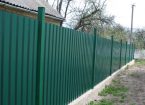 Забор из профнастила — фото 15