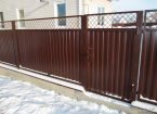 Забор из профнастила — фото 4